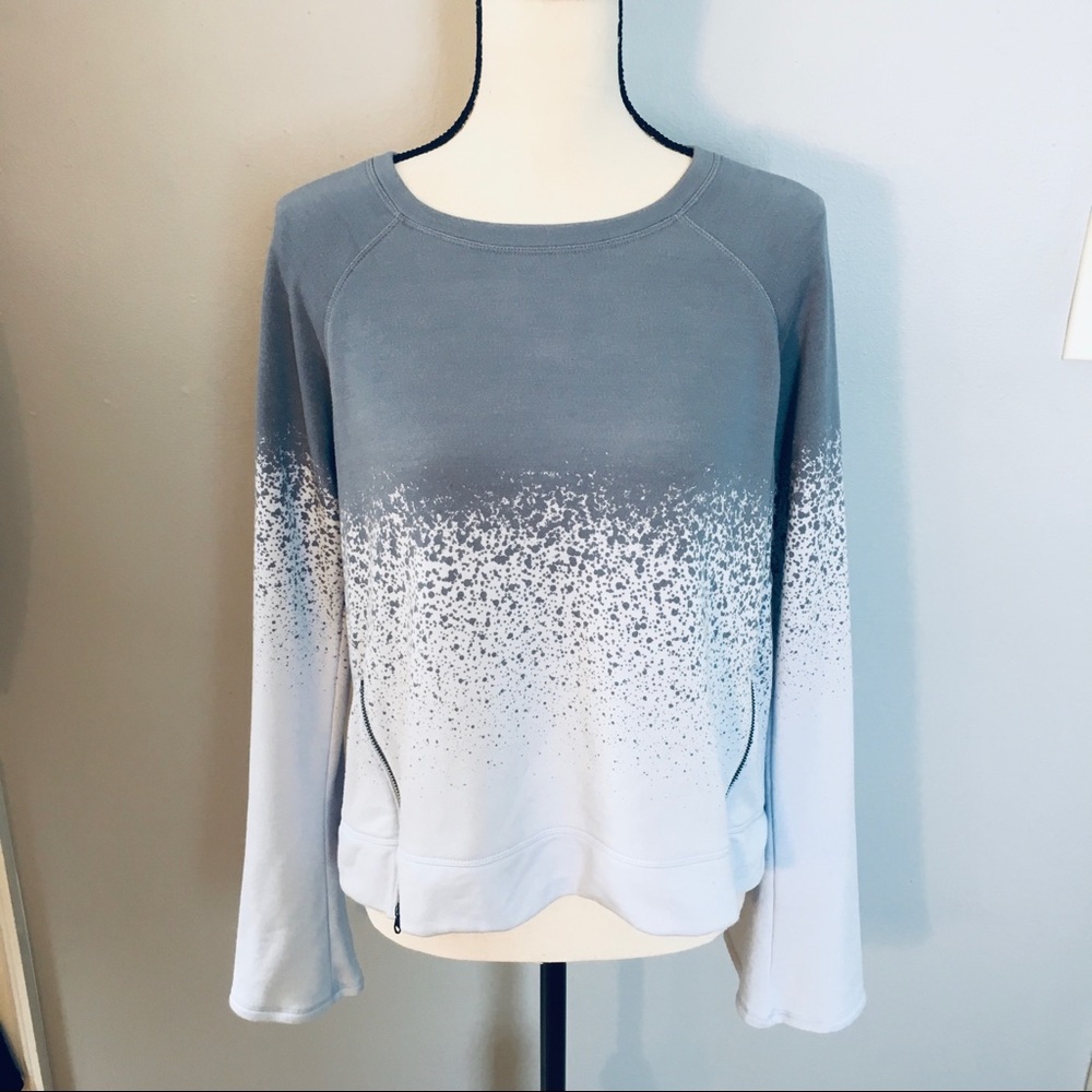 CALIA Crewneck pullover with side zippers